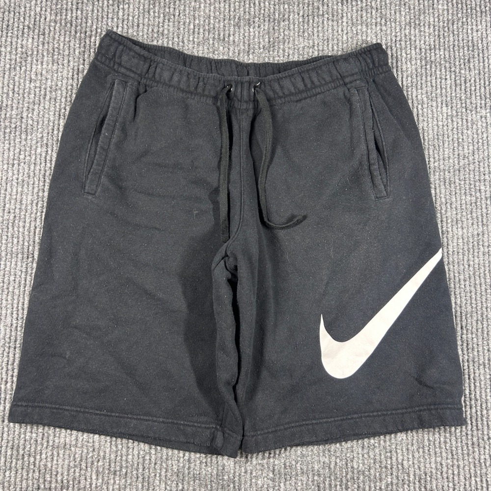 Nike Shorts Men's M Sportswear Club Fleece Big Swoosh Black 843520-010